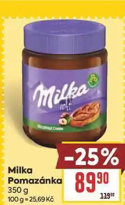 Billa Milka Pomazánka nabídka