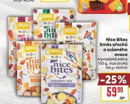 Billa Nice Bites Směs ořechů a sušeného ovoce olympijská edice nabídka