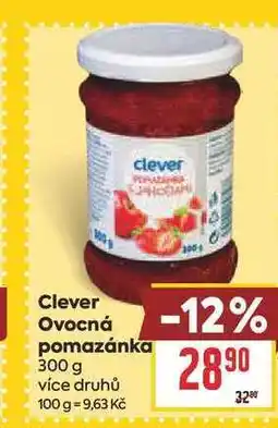 Billa Clever Ovocná pomazánka nabídka