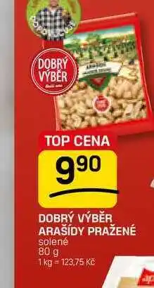 Flop DOBRÝ VÝBĚR ARAŠÍDY PRAŽENÉ solené nabídka