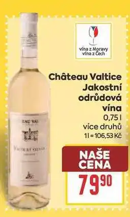 Billa Château Valtice Jakostní odrůdová vína nabídka