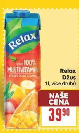 Billa Relax Džus nabídka