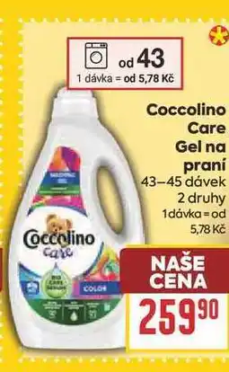 Billa Coccolino Care Gel na praní 43-45 dávek nabídka