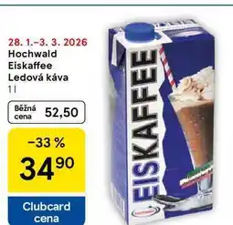 Tesco Hochwald Eiskaffee Ledová káva nabídka