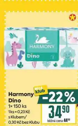 Billa Harmony Dino 1x 150 ks nabídka