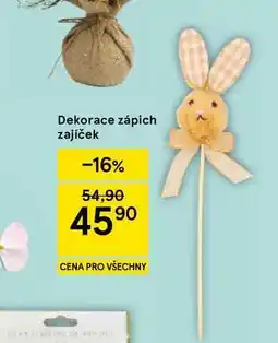 Tesco Dekorace zápich zajíček nabídka