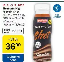 Tesco Ehrmann High Protein Shot nabídka