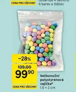Tesco Velikonoční polystyrenová vajíčka nabídka
