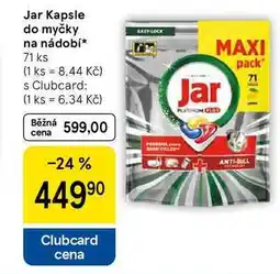 Tesco Jar Kapsle do myčky na nádobí, 71 ks nabídka