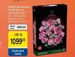 Tesco LEGO Botanicals 10374 Kytice růžových růží nabídka
