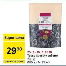 Tesco Tesco Švestky sušené nabídka