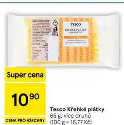 Tesco Tesco Křehké plátky nabídka