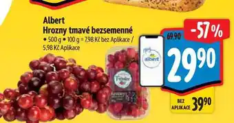 Albert Hrozny tmavé bezsemenné