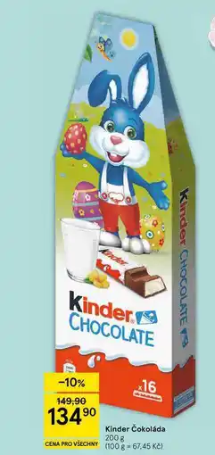 Tesco Kinder Čokoláda nabídka