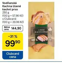 Tesco Vodňanská Kachna Uzené kachní prso nabídka