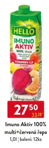 Qanto Hello Imuno Aktiv 100% multi+červená řepa nabídka