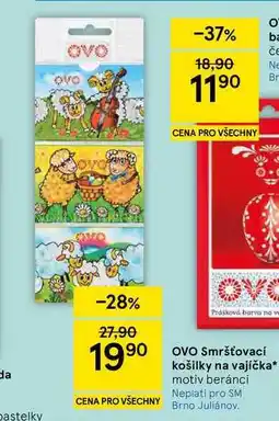 Tesco OVO Smršťovací košilky na vajíčka nabídka