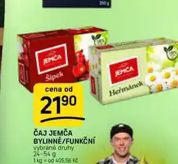 Flop ČAJ JEMČA BYLINNÉ/FUNKČNÍ vybrané druhy nabídka