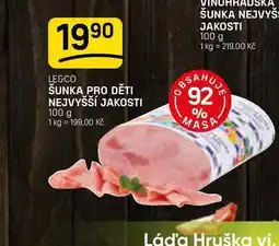 Flop ŠUNKA PRO DĚTI NEJVYŠŠÍ JAKOSTI nabídka