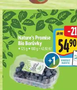 Albert Nature's Promise Bio Borůvky nabídka