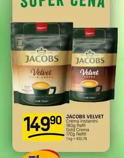 Flop JACOBS VELVET Crema instantní nabídka
