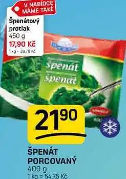 Flop ŠPENÁT PORCOVANÝ nabídka