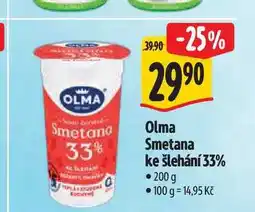 Albert Olma Smetana ke šlehání 33% nabídka
