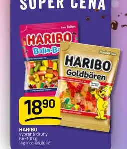 Flop HARIBO vybrané druhy nabídka