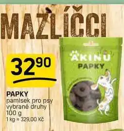 Flop PAPKY pamlsek pro psy vybrané druhy nabídka