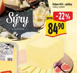 Albert Eidam 45% - plátky nabídka