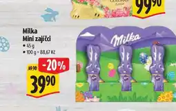 Albert Milka Mini zajíčci nabídka