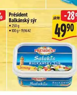 Albert Président Balkánský sýr nabídka