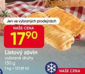 Hruška Listový závin vybrané druhy nabídka