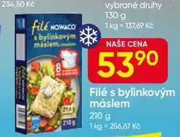 Hruška NOWACO Filé s bylinkovým máslem nabídka