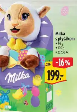 Albert Milka s plyšákem nabídka