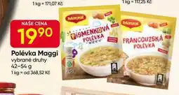 Hruška Polévka Maggi vybrané druhy nabídka