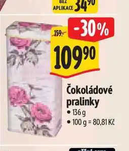 Albert Čokoládové pralinky nabídka