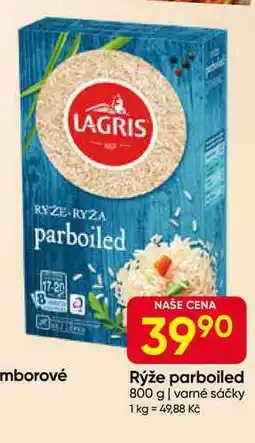 Hruška LAGRIS Rýže parboiled 800 g varné sáčky nabídka