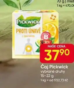 Hruška Čaj Pickwick vybrané druhy nabídka