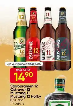 Hruška Ostravar 12 0,5l sklo nabídka