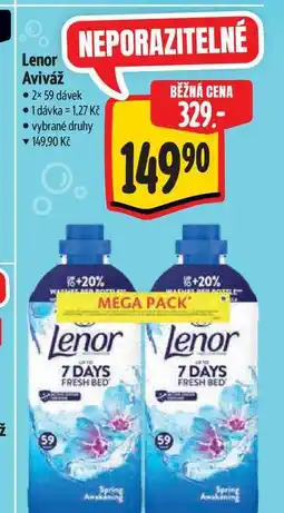 Albert Lenor Aviváž 2x 59 dávek nabídka