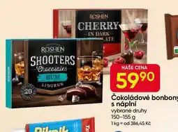 Hruška ROSHEN Čokoládové bonbony s náplní vybrané druhy nabídka