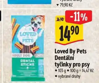 Albert Loved By Pets Dentální tyčinky pro psy nabídka