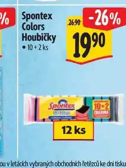 Albert Spontex Colors Houbičky 10+2 ks nabídka