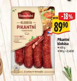 Albert Pikantní klobása nabídka