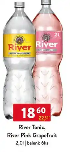 Qanto River Tonic, River Pink Grapefruit nabídka