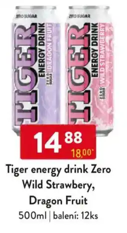Qanto Tiger energy drink Zero Wild Strawbery, Dragon Fruit nabídka