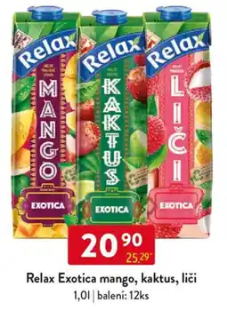 Qanto Relax Exotica mango, kaktus, liči nabídka