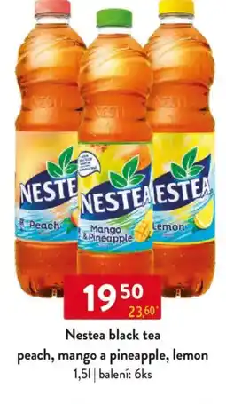 Qanto Nestea black tea peach, mango a pineapple, lemon nabídka