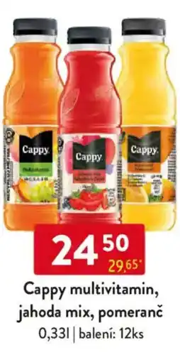 Qanto Cappy multivitamin, jahoda mix, pomeranč nabídka